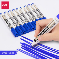 Deli S502 refillable whiteboard pen for teachers and children large capacity erasable blackboard pen ink writing board set