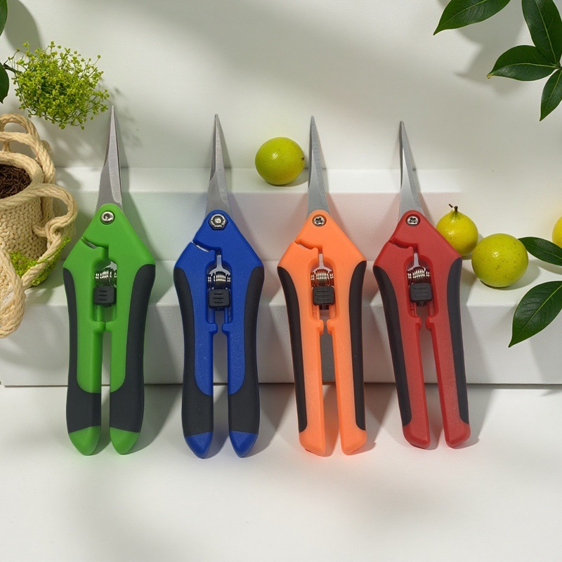 阳江刀剪具不锈钢葡萄剪刀多用途摘果剪子园林园艺花卉剪修枝剪刀