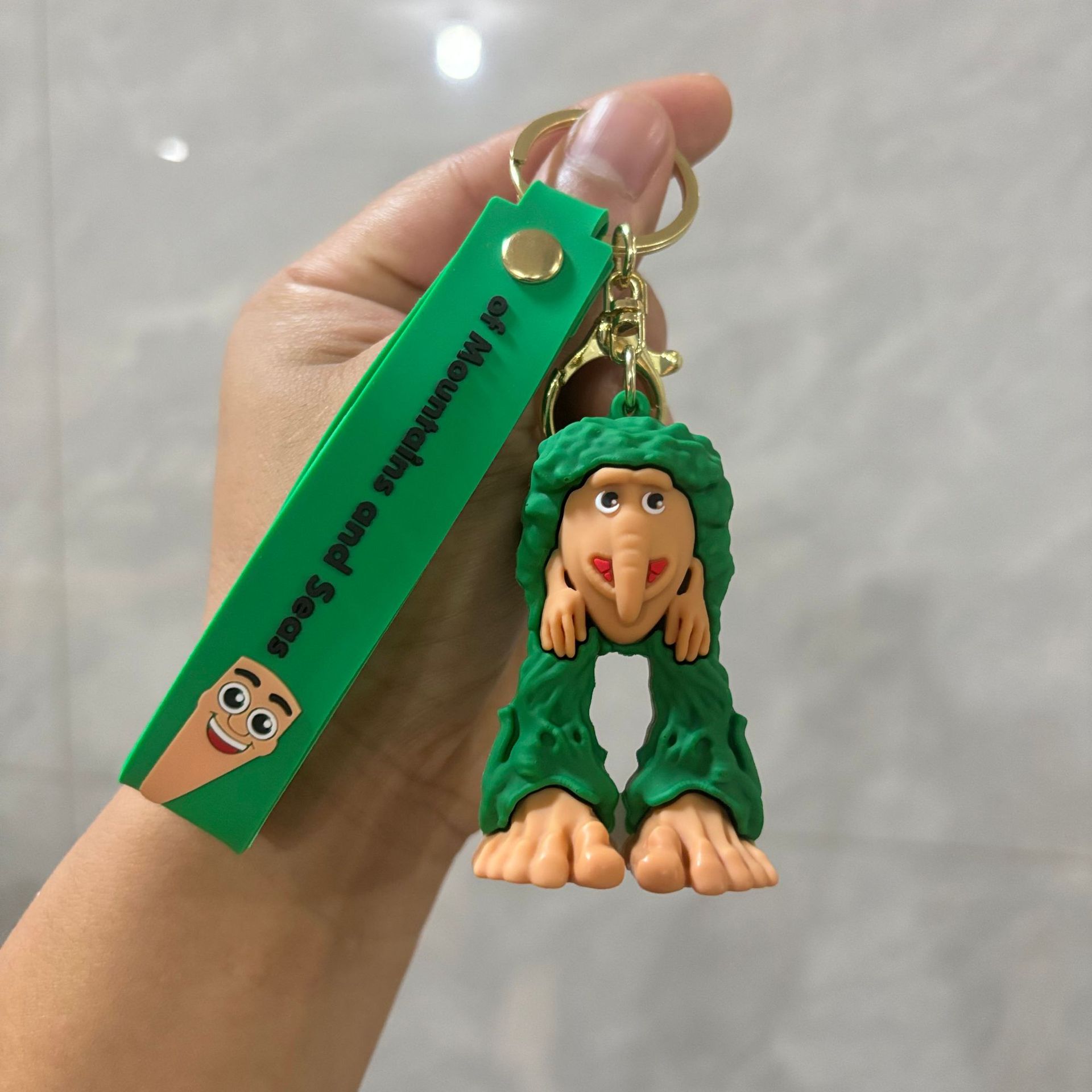 Muñeca Ocean Romance Muñeca Shanhaijing Llavero de silicona Colgante de bolsa Llavero de coche Máquina de muñecas Regalo