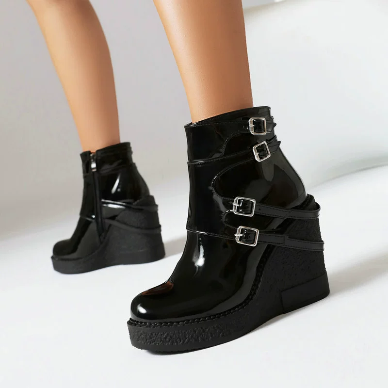 Демисезонный черный ремень, пряжка, low boots, 2024 год, 40