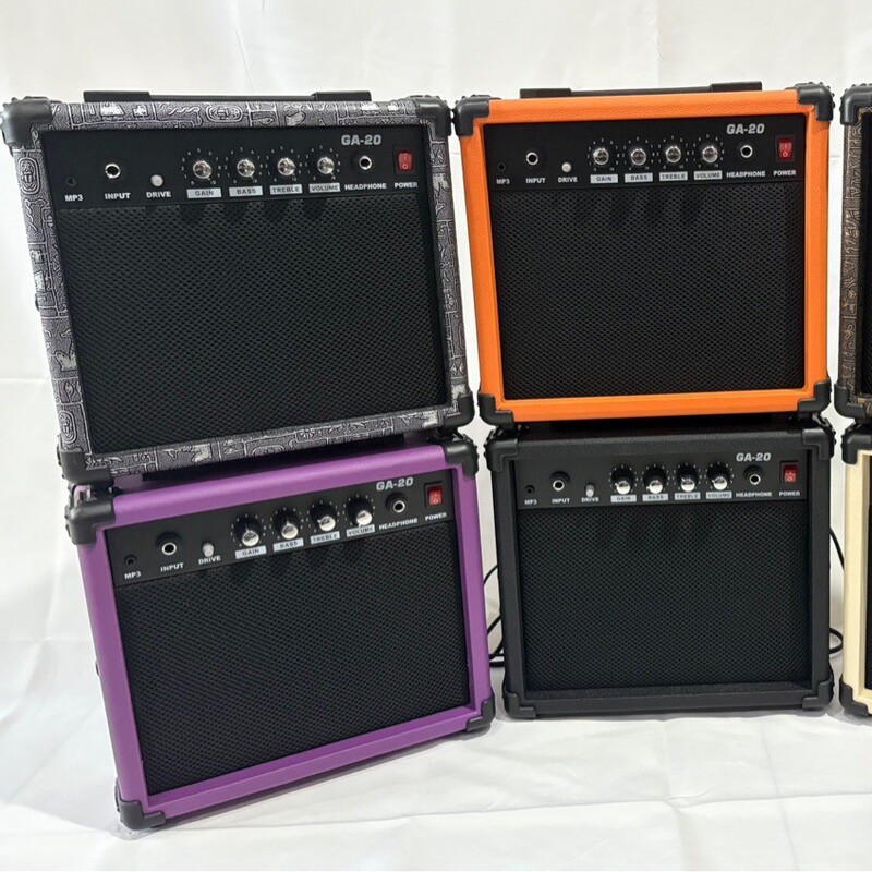 Electric Guitar Amplifier, Acoustic Guitar Amplifier with High and Mid Tones, Electronic Keyboard 20-Watt Export Order Instrument Amplifier