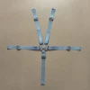 New gray buckle-blue webbing