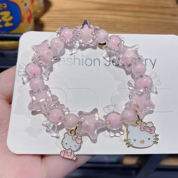 children's cartoon fresh beaded bracelet