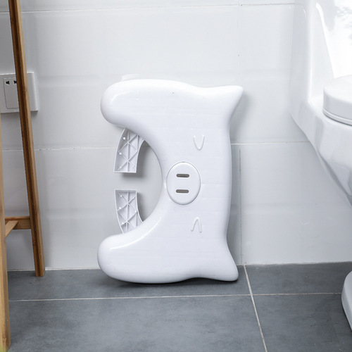 Thickened Toilet Seat Cushion Foot Stool, Plastic Anti-Slip Adult Squatting Genius, Children's Step Stool Toilet Sitting Bench