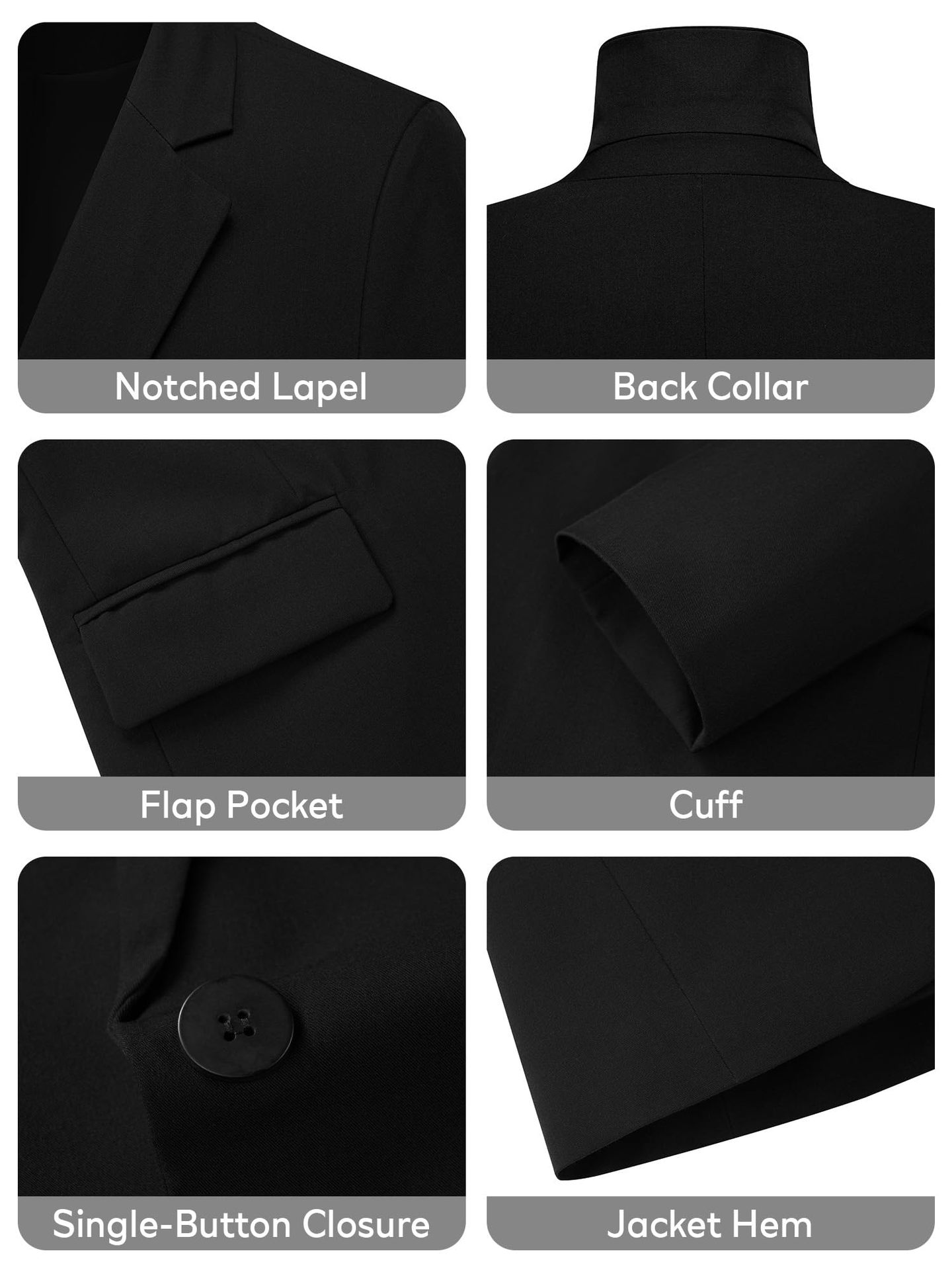 Fashionable Women's Single-button Blazer For Smart Office Wear_voghion.com