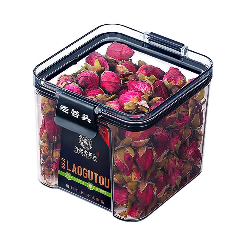 Dried Rose Flower Tea Yue Ji Hua Unsulfured Fragrant Buds for Herbal Infusion 90g in use