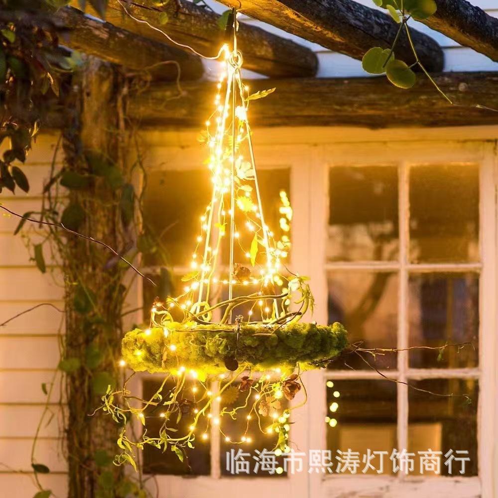 树藤马尾灯旅游景点装饰彩灯西安大唐不夜城诗词灯串景观亮化工程