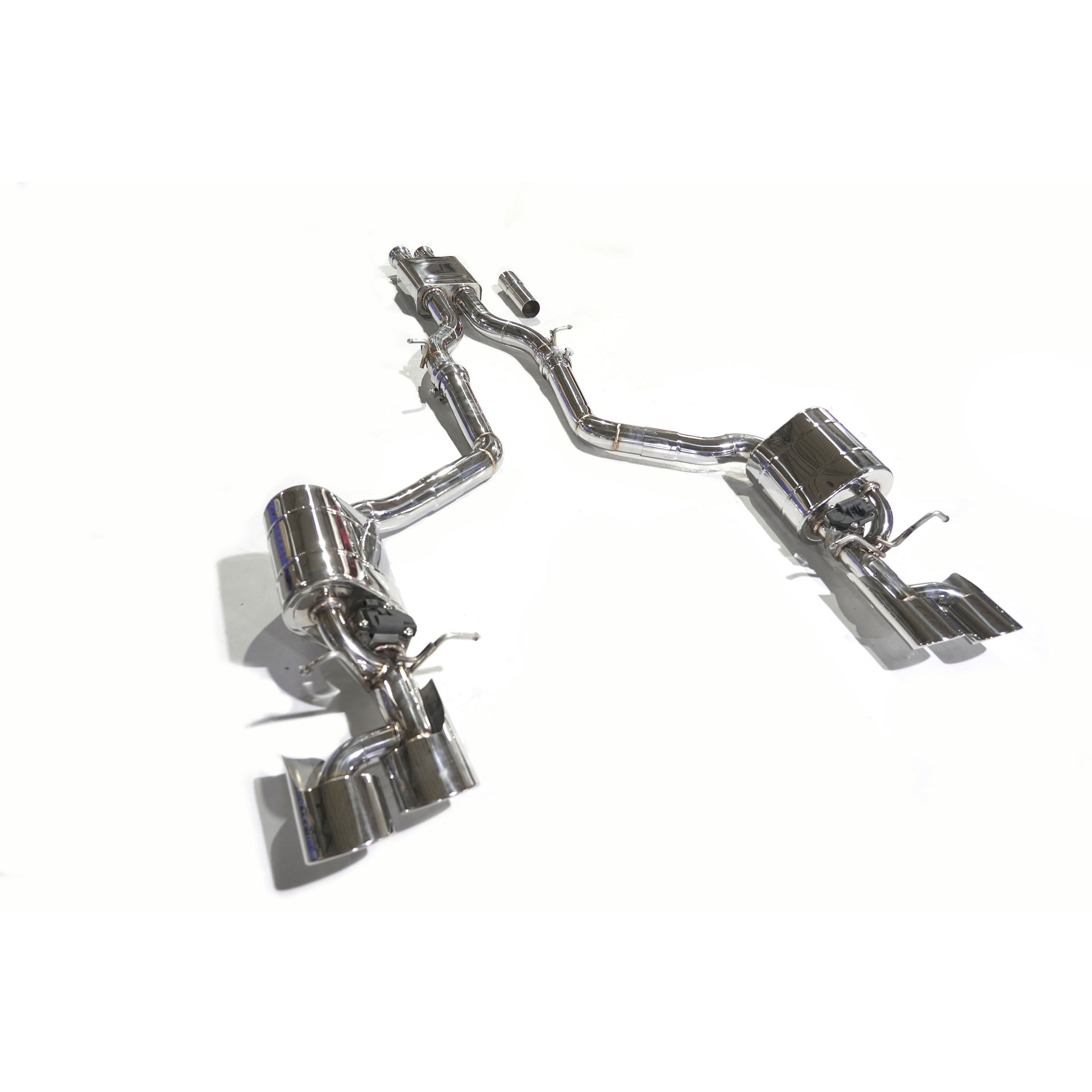 Suitable for Mercedes-Benz C63 AMG W204 6.2L mid-rear exhaust system with valves