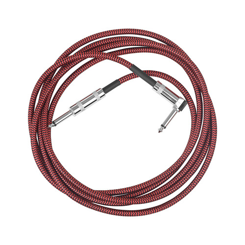 LADE braided connecter folk amp box bass guitar cable noise-reducing cable 6.35mm audio cable