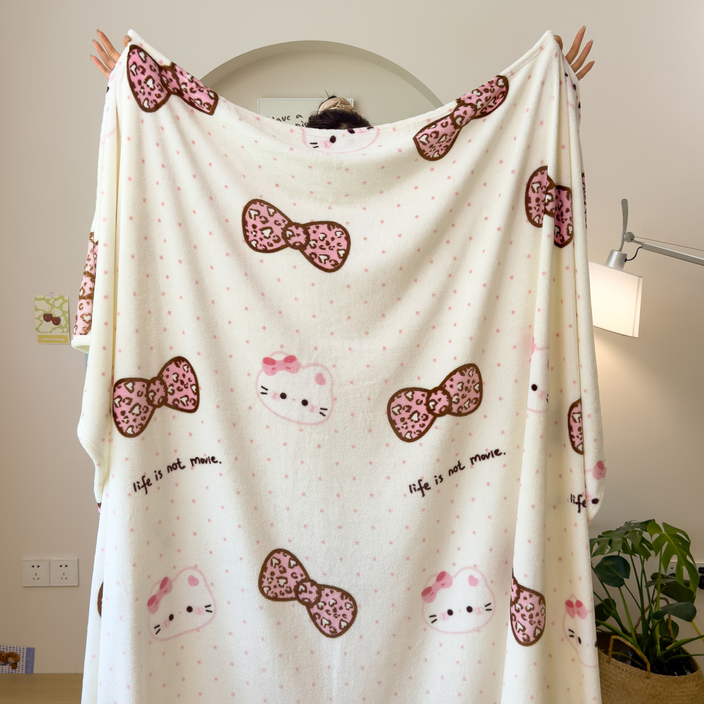 少女心卡通双面高克重牛奶绒多功能毛毯办公室午睡毛毯沙发毯子|ms