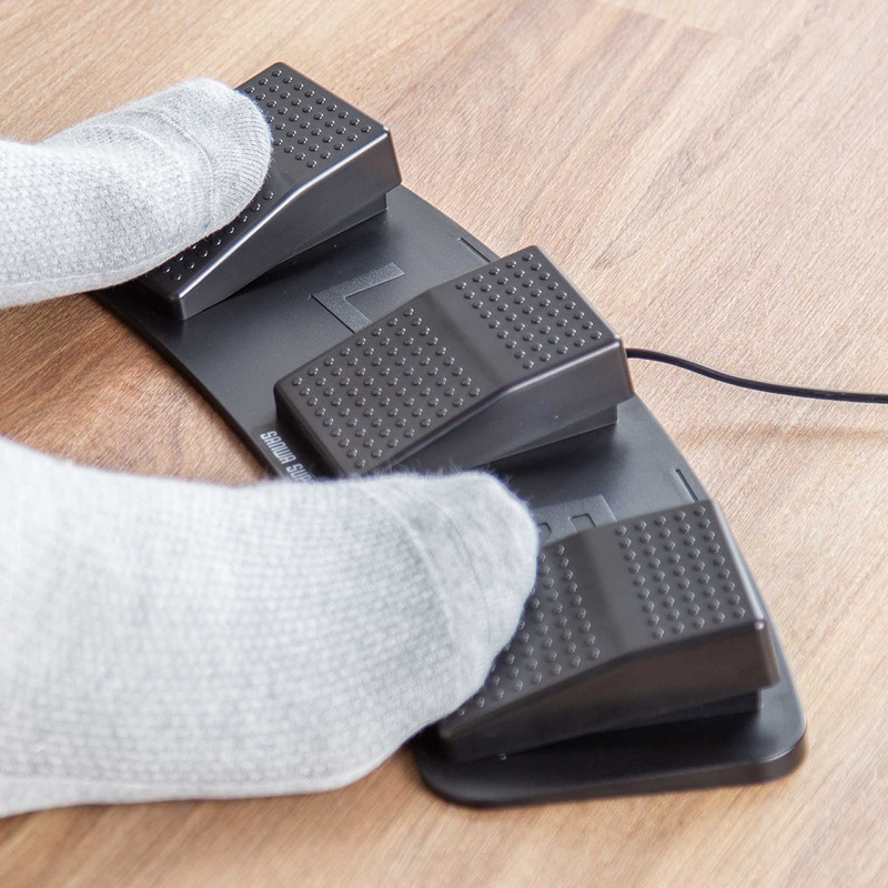 Japan Sanwa Three-Position Foot Switch for Customizing Keyboard and Mouse Buttons for Gaming, Ultra-Fast Image Recognition Japan Sanwa Three-Position Foot Switch for Customizing Keyboard and Mouse Buttons for Gaming, Ultra-Fast Image Recognition