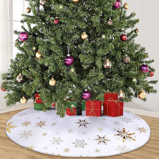 跨境亚马逊新款圣诞树群圣诞树树裙树底围裙圣诞节节日装饰用品