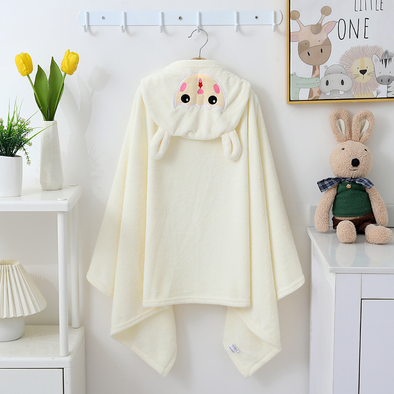 儿童浴巾斗篷