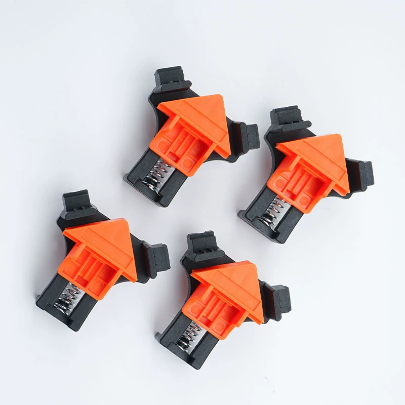 Пластиковый деревообрабатывающий зажим под прямым углом 90 градусов T-образный Фиксатор Зажим пружинный прочный зажим фоторамка зажим портативный Быстрый