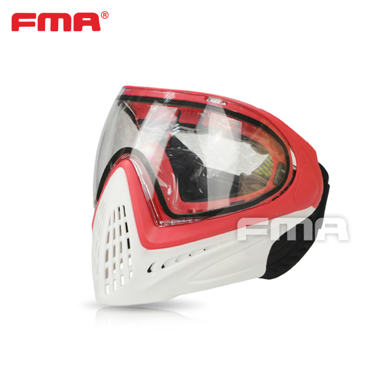 FMA F1全脸防护面罩双层镜片彩弹Paintball竞技运动团建FM-F0006