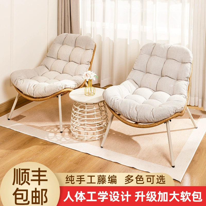 Шезлонги балкон маленький стол стул домашний досуг кресло-качалка спинки ротанг стул патио диван стул открытый журнальный столик стол стул