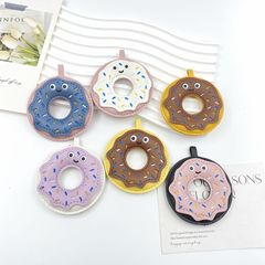 创意手工皮革甜甜圈吊坠挂件 diy潮玩手机链包挂钥匙扣挂件材料