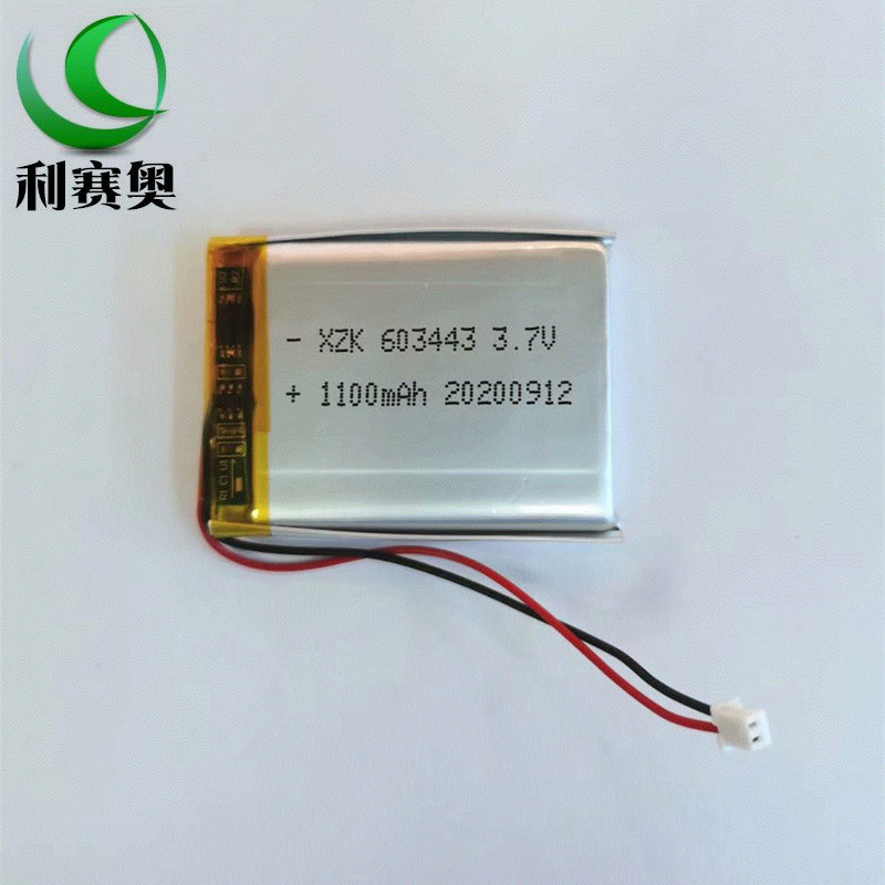 Battery factory 603443 polymer lithium battery 950mAh 3.7V Bluetooth speaker water heater igniter LED