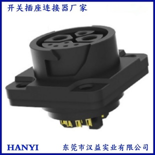 High-Power Battery Holder 8P High-Current Electric Vehicle Female Socket 1+5+2 Signal Pin 8-Core Battery Connector 30A