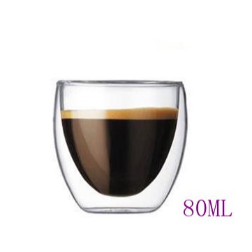 Cobertura de bambú vidrio transparente copas de doble capa copas de pareja vidrio de alto aislamiento de borosilicano casero vidrio de desayuno de leche