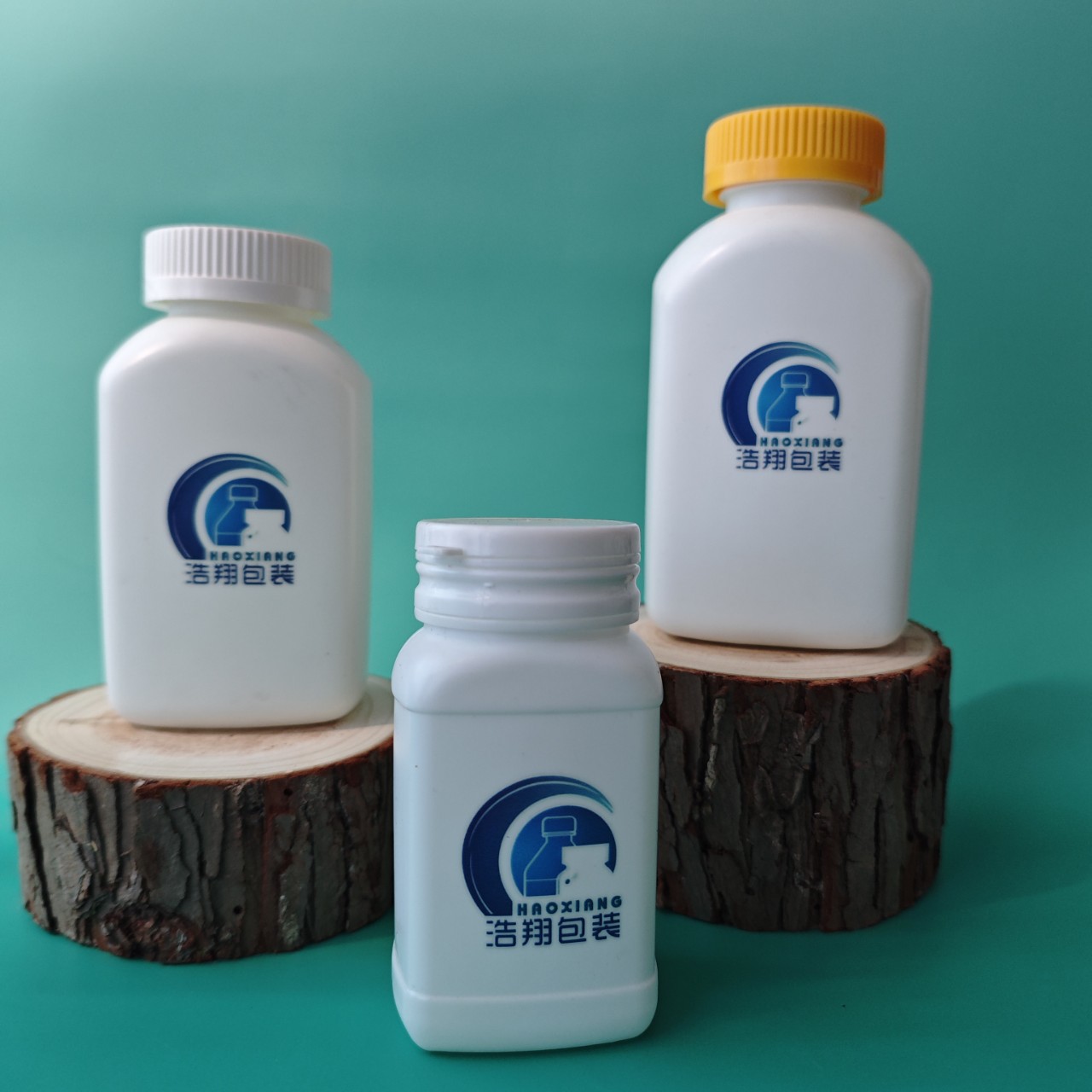 工厂直供拉撕瓶HDPE方瓶保健品瓶包装瓶压片糖果瓶塑料瓶安利方瓶