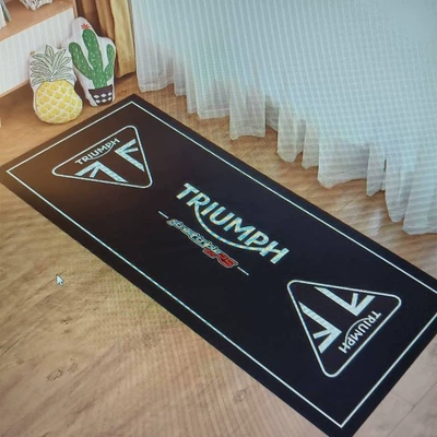 Avtomobil döşəmə paspasları – Decorative Floor Mat - motorcycle-41-40120cm-crystal-velvet-dot-plastic-bottom