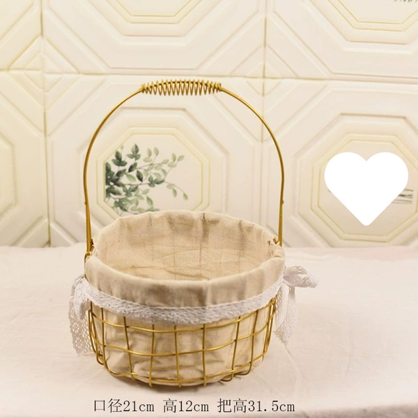 ❤✿Gold cloth lined round large size✿❤