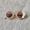 Children's sunglasses, fresh sun protection cream, cute glasses, new collection, flowered, UF-protection