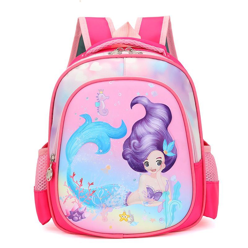 Mochila infantil de dibujos animados para niños y niñas de 3 a 6 años, mochila ligera, moderna y versátil, bolso escolar de moda