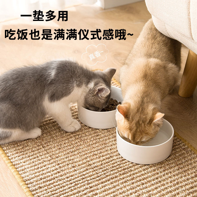 Tablero del rasguño del gato estera de Sisal anti-gato rasguño protección sofá gran garra amoladora anti-rasguño anti-caspa gato nido gato suministros