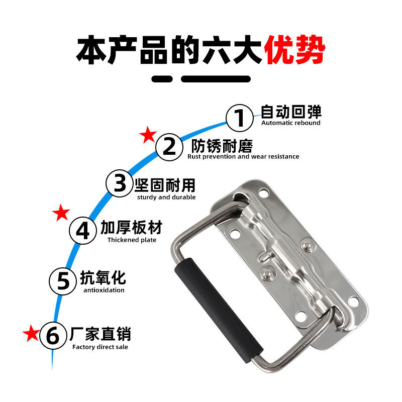 AW Puertas de gabinete de seguridad 100, 140, 156, 385, 438, 439 Placa inferior / sin pegamento / acero inoxidable - mango de resorte