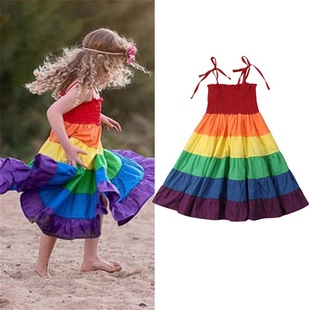 ins�W�����Q���׃�Ů��Сͯ����ϵ���ʺ�ɫ�B��ȹ�����H�ӹ���ȹ