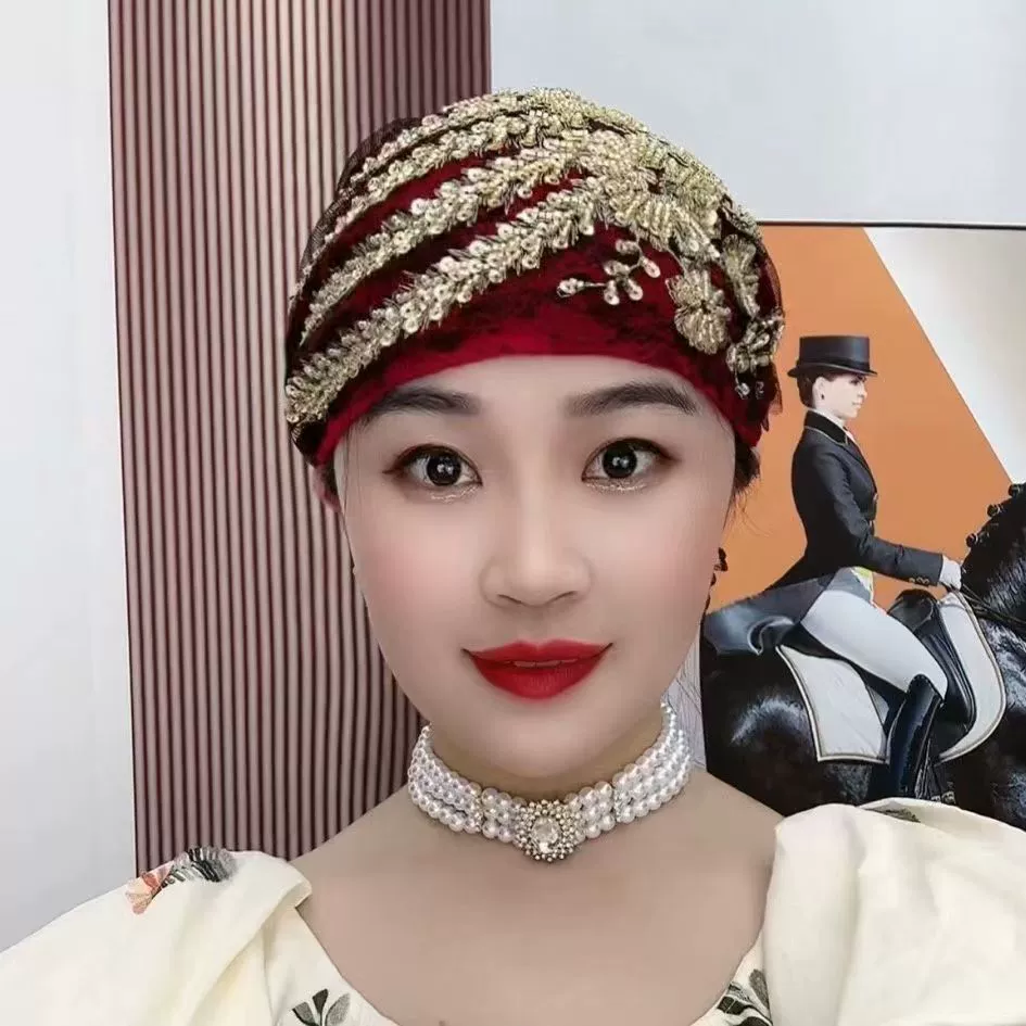 Новый стиль, шляпа с повязкой на голову с цветком франжипани, модный стиль с цветочной сумкой сзади, летняя тонкая кружевная шапочка