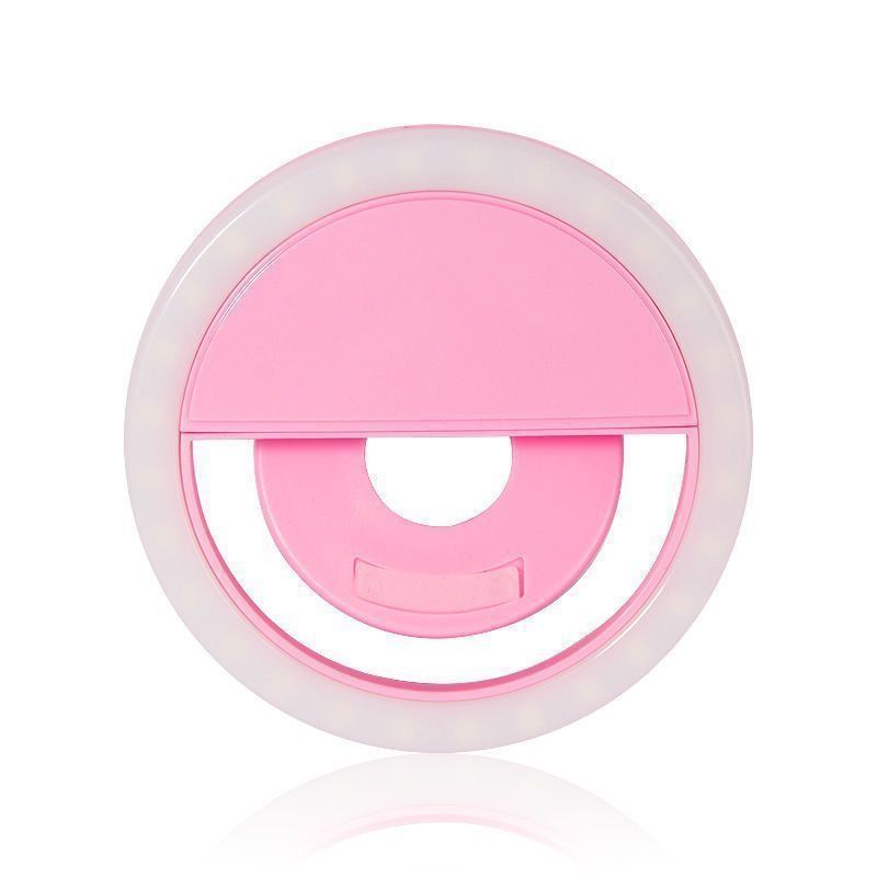 Lámpara de relleno de luz de teléfono móvil recarga lámpara de clip ajustable de mano selfie relleno de luz RK12 portátil belleza anillo de luz