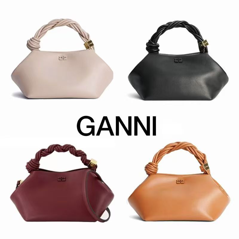 European and American Cross-Border Hot-Selling 2026 New Fashion Ganni High-End Woven Hexagonal Shoulder Tote Crossbody Bag 1