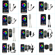 �ֻ�APP+RF2.4Gң��RGB�òʿ����� 5-24V��������������ˮ������
