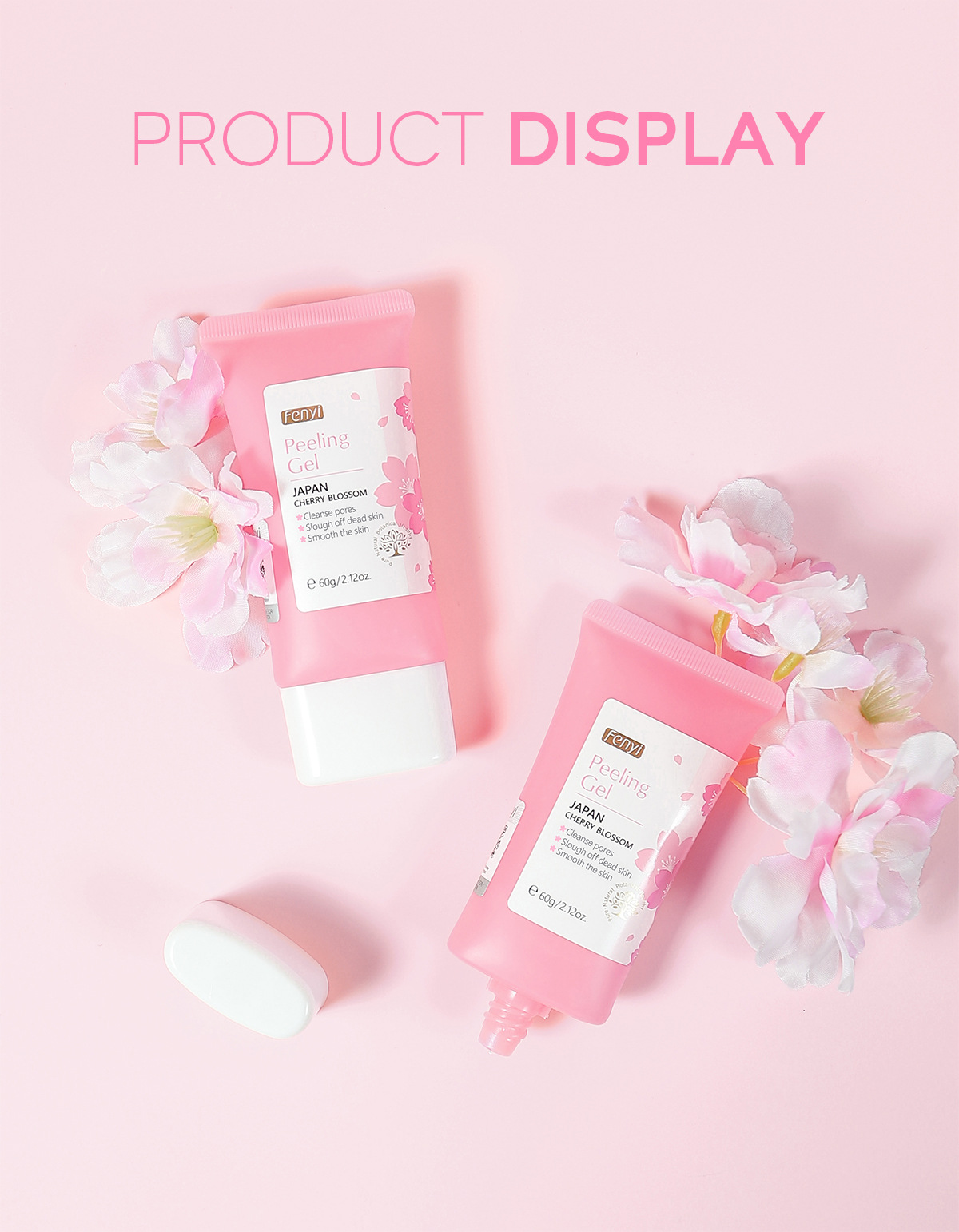 FENYI Cherry Blossom Keratin Gel 60g for pore Cleansing and facial skin care cross-border wholesale supply undefined