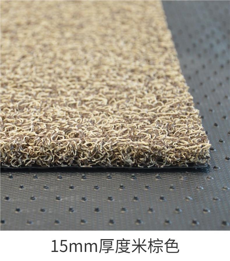 Thickened silk loop floor mat, extra-thick foot mat for home use, entrance door, elevator corridor carpet, car floor mat, can be cut to size