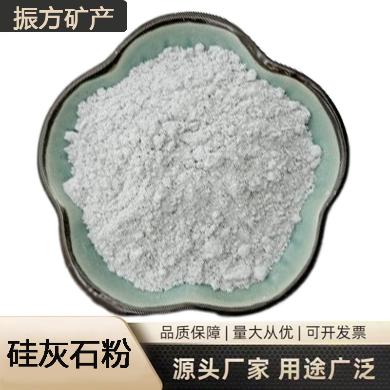 现货供应硅灰石粉 针状硅灰石粉 涂料橡胶陶瓷耐火材料用硅灰石粉