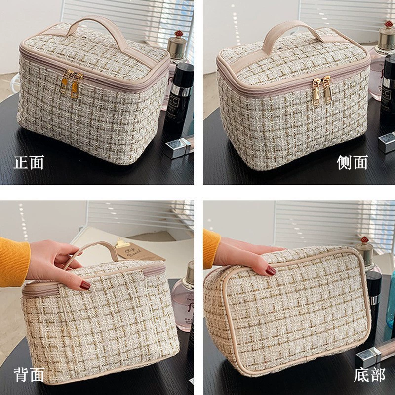Брендовая универсальная organizer bag, вместительная маленькая сумка, портативная косметичка высокого качества для выхода, стиль Chanel
