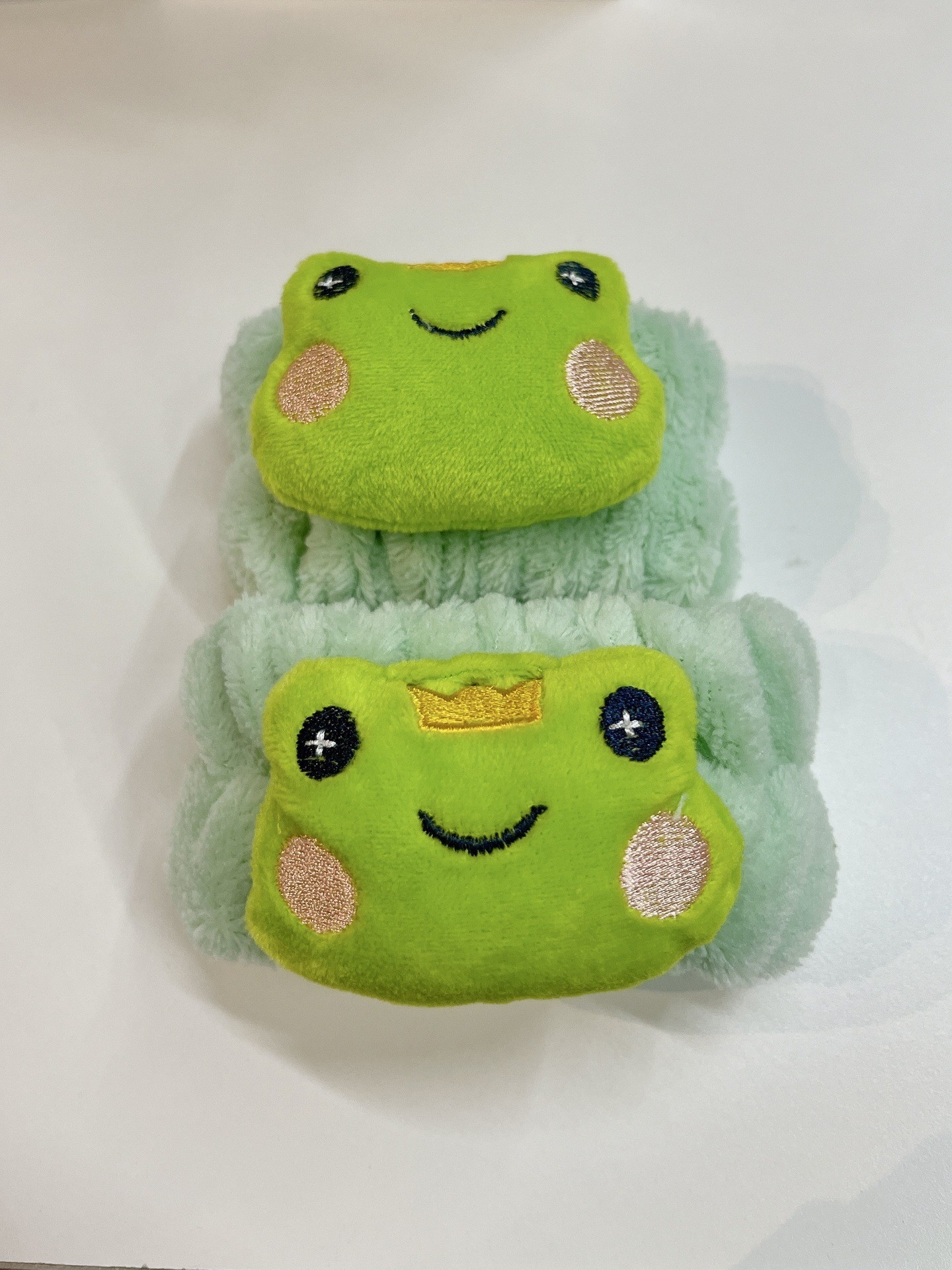 Arco banda de pelo al por mayor de las niñas de color sólido todo partido de maquillaje absorbente de sudor-limpieza lavado de cara correa de muñeca de franela banda de pelo