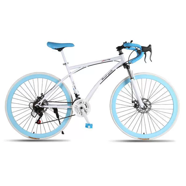 Upgraded 24-speed-40 rim double disc brake shock absorption-09-26 inch pneumatic tires