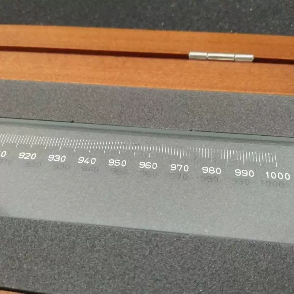日本三丰mitutoyo玻璃线纹尺标准尺基准尺0-1000MM  高精度