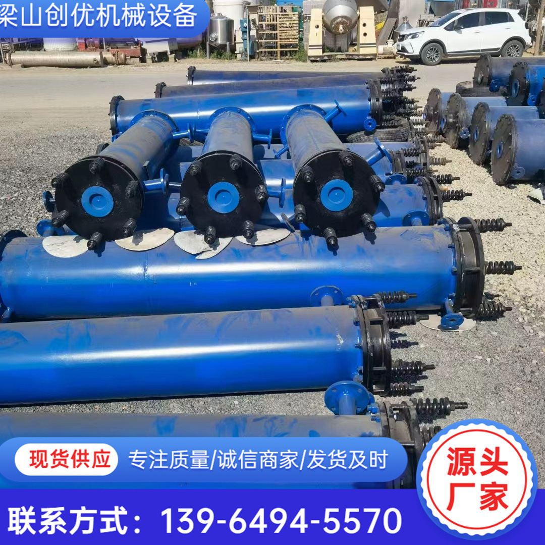 长期出售50平方列管式不锈钢泠凝器 钛材冷凝器 二手蒸发器