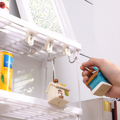 531AAA Foreign Trade Japan note holder with hook, kitchen hook (3 pieces)