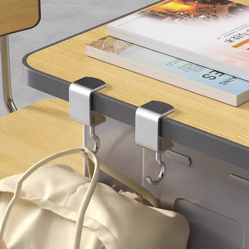 オフィスデスクの学生カバンをフックして、取り外し可能なバッグを外して、机の端に穴を開けないでください。|undefined