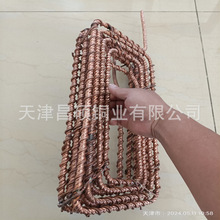 定制波纹铜管 缠绕紫铜管 软态毛细管缠绕加工 扩口缩口切割铜环