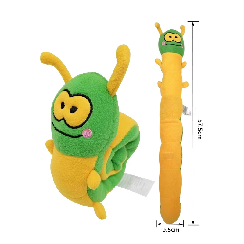 Трансграничный коврик для домашних животных, интерактивный коврик для собак, скрытая еда, плюшевая игрушка для собак, коврик для обнюхивания гусеницы