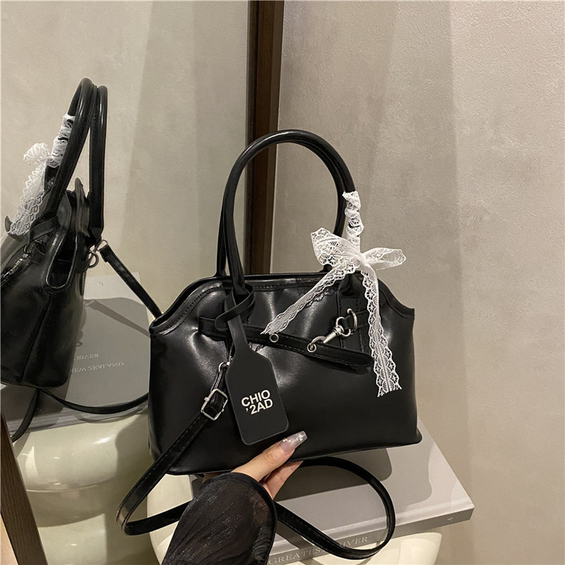 个性洋气质感简约时尚潮流水桶包夏季新款2025休闲女士单肩斜挎包|undefined