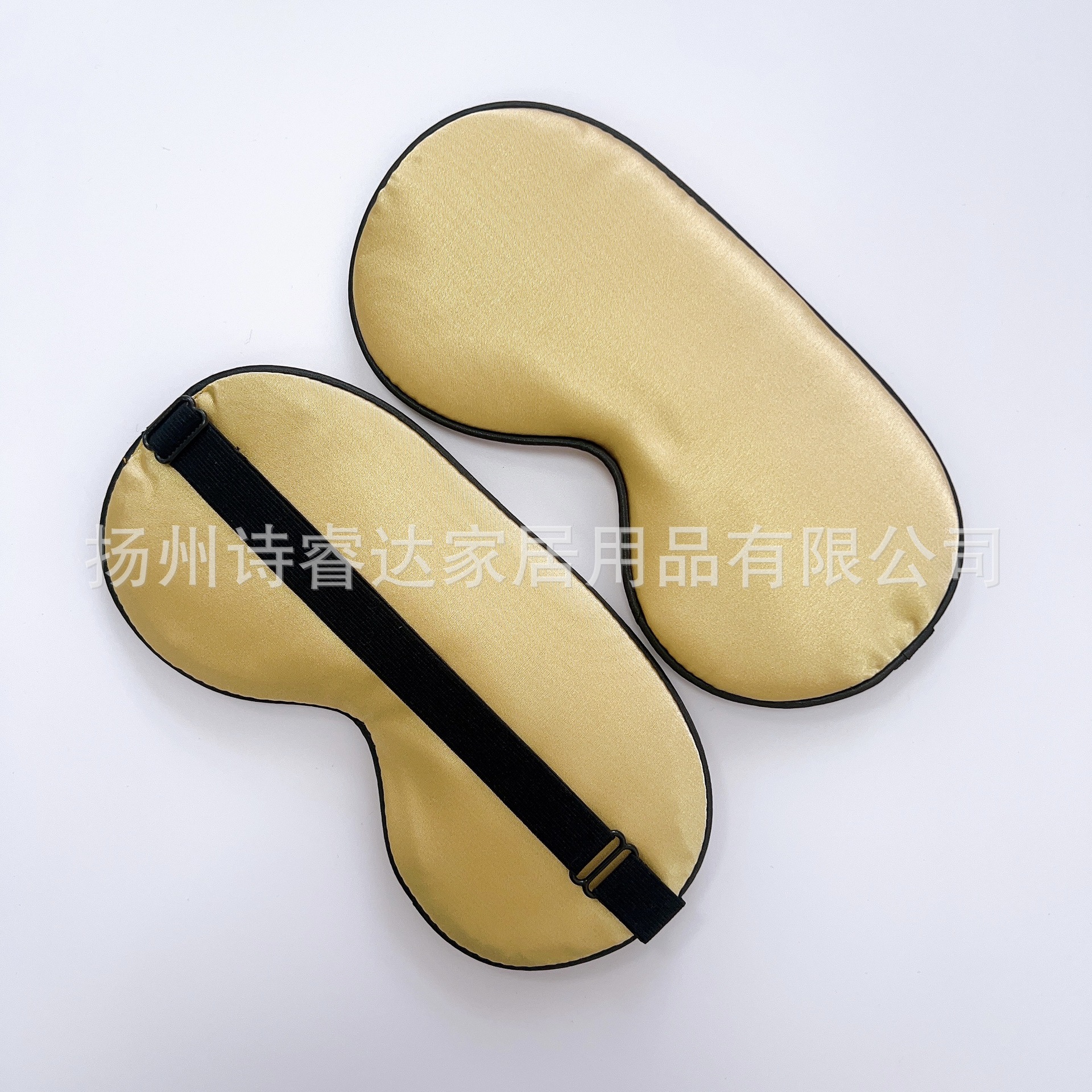 En stock al por mayor máscara de ojo de seda de doble cara color puro de seda artificial belleza sombreado sueño máscara de ojos fabricante